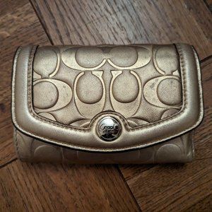 Coach Gold Wallet